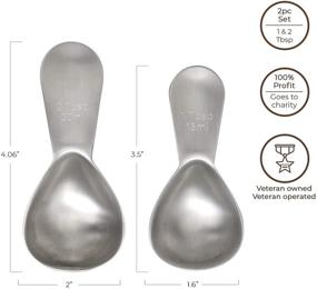 img 2 attached to ☕️ COLETTI Coffee Scoop: Accurate Coffee Measuring Scoop Set with Small Coffee Spoons
