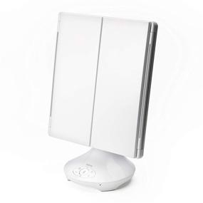 img 1 attached to 💄 IHome Beauty REFLECT TRIFOLD Vanity Speaker: Bluetooth, Hands-Free Speakerphone, LED Lights, Siri & Google Support, USB Charging