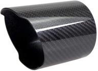 🚗 universal carbon fiber exhaust pipe cover - kipalm muffler tip housing case for car exhaust system logo