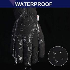 img 1 attached to Timepoch Touchscreen Thermal Waterproof Thinsulate: Ultimate Protection for Cold & Wet Conditions