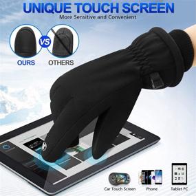 img 3 attached to Timepoch Touchscreen Thermal Waterproof Thinsulate: Ultimate Protection for Cold & Wet Conditions