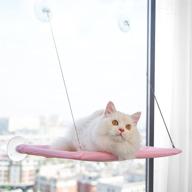 🐾 voopet cat window perch: premium space saving hammock for large cats - safe, stable, and comfortable indoor resting seat logo