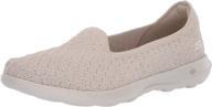 👟 skechers women's go walk lite-136004 loafer flat: comfortable and stylish footwear for women logo