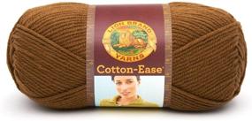 img 1 attached to 🧶 Lion Brand Hazelnut Cotton-Ease Yarn, 1 Skein, 830-125H