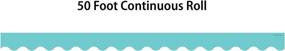 img 3 attached to 🎒 Teacher Created Resources Light Turquoise Scalloped Rolled Border Trim - 50ft for Bulletin Boards, Wall Decor, Desks, Windows, Doors, Lockers, Schools, Classrooms, Homeschool, and Offices