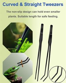 img 1 attached to 🌱 Enhance Your Aquascaping Experience with 4Pcs Aquascaping Tools Kit: Long Stainless Steel Aquarium Plant Tools with Anti-Rust Coating, Tweezers, Scissors, Scrapers, and Bonus Magnetic Tool Holder!