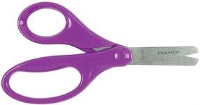 img 1 attached to ✂️ Fiskars 94167097J 5-inch Blunt Kids Scissors: Durable, Safe and Precise Cutting Tool