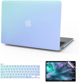 img 4 attached to 💻 Anban MacBook Pro 16 inch Case A2141 2021 2020 2019 Release – Slim Plastic Hard Shell Cover with Corner Protection, Keyboard Cover, Screen Protector for Touch Bar & Touch ID