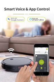 img 2 attached to E30 Smart Navigation Robot Vacuum Cleaner with 2200Pa Strong Suction, 150 mins Runtime, Wi-Fi Connectivity, Compatible with Alexa, Ideal for Pet Hair, Carpets, and Hard Floors