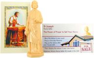🏠 complete kit for selling homes: st. joseph statue with instruction card and novena prayer logo