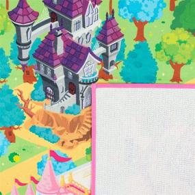 img 2 attached to 👸 Magical Princess Felt Play Mat for Kids: Hours of Imaginative Fun