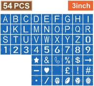 набор многоразовых шаблонов алфавита tiwalvis с цифрами и буквами логотип