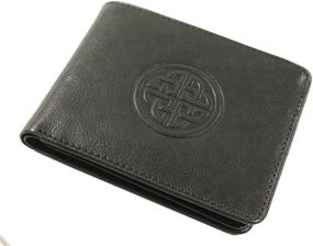 img 4 attached to 🍀 Irish Charm in Your Pocket: Biddy Murphy Leather Wallet - The Perfect Men's Accessory from Ireland