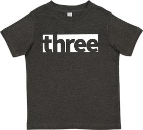 img 3 attached to 🎉 Three Birthday Boys' Clothing: Ate Apparel Unisex Tops, Tees & Shirts