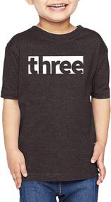 img 4 attached to 🎉 Three Birthday Boys' Clothing: Ate Apparel Unisex Tops, Tees & Shirts