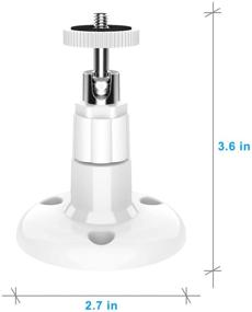 img 2 attached to MENEEA Adjustable Swivel Mount Bracket for Wyze Cam v3, Outdoor, Pan V2 - 360 Degree Ceiling Mount for Security Camera (2 Pack)