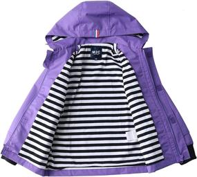 img 2 attached to 🧥 M2C Raincoat Hooded Outdoor Windbreaker: The Ultimate Boys' Clothing and Jackets & Coats