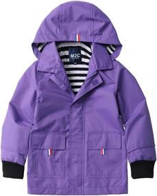 img 4 attached to 🧥 M2C Raincoat Hooded Outdoor Windbreaker: The Ultimate Boys' Clothing and Jackets & Coats