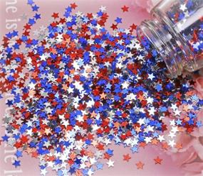 img 2 attached to Holographic Patriotic Table Confetti Independence Decoration