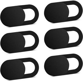img 4 attached to 📸 Premium Ultra Thin Webcam Cover (6 Pack) for Laptop, Desktop PC, Macbook Pro, iMac, Mac Mini, Smartphone - Protect Your Privacy and Security Against Cam Hacks with Strong Adhesive