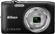 nikon coolpix s2800 black point and shoot digital camera: 5x optical zoom, international version, no warranty entailed logo