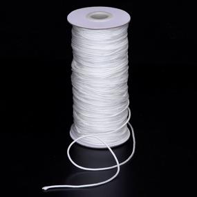 img 3 attached to 🎀 Versatile White Braided Lift Shade Cord: Ideal for Aluminum Blinds, Gardening, and Crafts – Outus 109 Yards/Roll (1.8 mm)