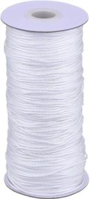 img 4 attached to 🎀 Versatile White Braided Lift Shade Cord: Ideal for Aluminum Blinds, Gardening, and Crafts – Outus 109 Yards/Roll (1.8 mm)