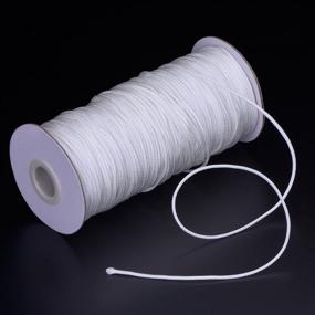 img 2 attached to 🎀 Versatile White Braided Lift Shade Cord: Ideal for Aluminum Blinds, Gardening, and Crafts – Outus 109 Yards/Roll (1.8 mm)