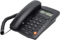 📞 uvital desktop corded telephone with lcd display, calls memory, and special vip ring logo