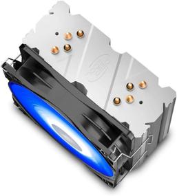 img 2 attached to DEEP COOL GAMMAXX 400 V2 Blue CPU Air Cooler - 4 Heatpipes, 120mm PWM Fan, Blue LED - Intel/AMD-Compatible (AM4 Supported)
