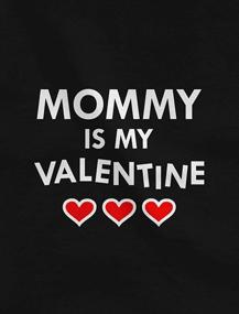 img 3 attached to Mommy My Valentine Childrens T Shirt Boys' Clothing for Tops, Tees & Shirts