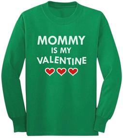 img 4 attached to Mommy My Valentine Childrens T Shirt Boys' Clothing for Tops, Tees & Shirts