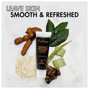 img 1 attached to 🧼 Sheamoisture Blemish Prone Skin Facial Wash and Scrub: African Black Soap Clarifying Formula, 4 oz