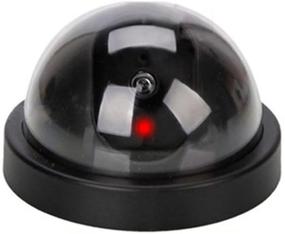 img 4 attached to 📷 Etopars Waterproof Outdoor Indoor Surveillance Dummy Security CCTV Camera with Black Dome, IR LED Flashing Red Light