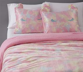 img 3 attached to 🌈 My World Rainbow Sweetie Twin XL Comforter Set: Vibrant and Cozy 2-Piece Bedding