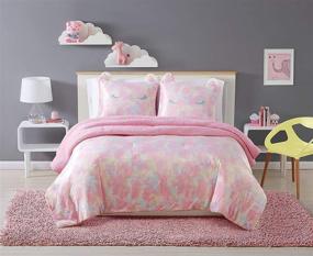 img 4 attached to 🌈 My World Rainbow Sweetie Twin XL Comforter Set: Vibrant and Cozy 2-Piece Bedding