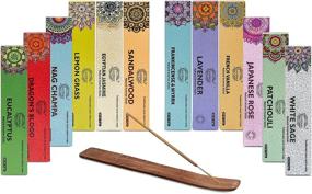 img 2 attached to 🌿 Raajsee 15 GMS x 12 Pack Incense Sticks: 100% Pure Organic & Chemical-Free - Ideal for Aromatherapy, Cleansing, Meditation, Church (Assorted 12 Pack)