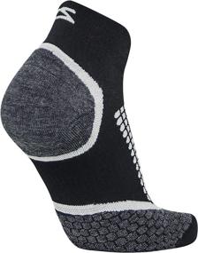 img 2 attached to 🧦 Zensah шерстяные кроссовки: Идеальный комфортные спортивные носки средней высоты для бега – Увлажняющие, антиблистерные исполнение