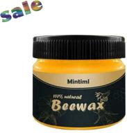 beautify and protect wood furniture with natural beeswax polish - wood seasoning beewax in multicolor (1pc cleaning wax) logo