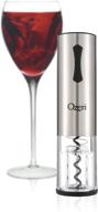 🍷 ozeri usb rechargeable electric wine bottle opener from the travel series, crafted with stainless steel for enhanced performance logo