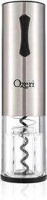 img 1 attached to 🍷 Ozeri USB Rechargeable Electric Wine Bottle Opener from the Travel Series, crafted with Stainless Steel for enhanced performance