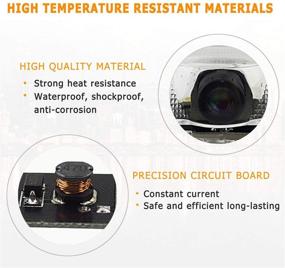 img 1 attached to 🚗 Инновационные проекторные светодиодные светильники для подсветки дверей автомобиля Infiniti FX37 FX50 G37 G25 Q50 Q60 M25 M35 M37 EX25 EX35 EX37 QX50 QX56 QX70 QX80 FX G M EX - набор из 4 штук