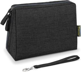 img 4 attached to 👜 Large Makeup Travel Bag for Women - BALEINE Toiletry Bag, Black, 1-Pack