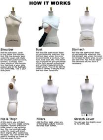 img 3 attached to Enhance Your Dress Forms with the Adult Female Dress Form Padding System (12 Piece Set) - ST-PAD