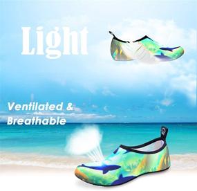 img 1 attached to DigiHero Water Shoes for Women and Men, Quick-Dry Aqua Socks for Swimming, Beach, Surfing, Yoga, and Outdoor Exercises