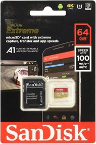 img 2 attached to 📸 SanDisk Extreme 64GB microSD - SDSQXA2-064G-GN6MA: Улучшите производительность 4K UHD с возможностями A1/A2