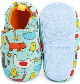 img 3 attached to COSANKIM Slipper Sneaker Moccasins for Toddler Boys' - Shoes in Slippers