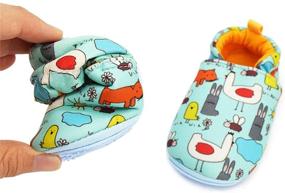 img 1 attached to COSANKIM Slipper Sneaker Moccasins for Toddler Boys' - Shoes in Slippers