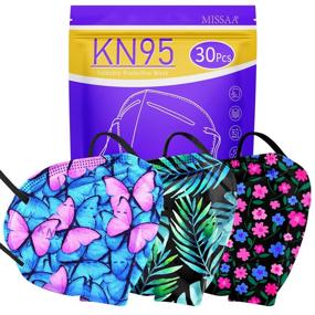 img 4 attached to 🌿 Nature-Inspired KN95 Face Mask: 5-Ply Breathable Safety Mask for Men & Women, Protection Against PM2.5
