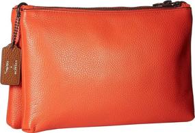 img 2 attached to Womens Haring Pebbled Leather Crossbody